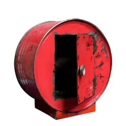 Upcycling Aufbewahrungs Schrank Aus Ölfässern - Schrank Liko