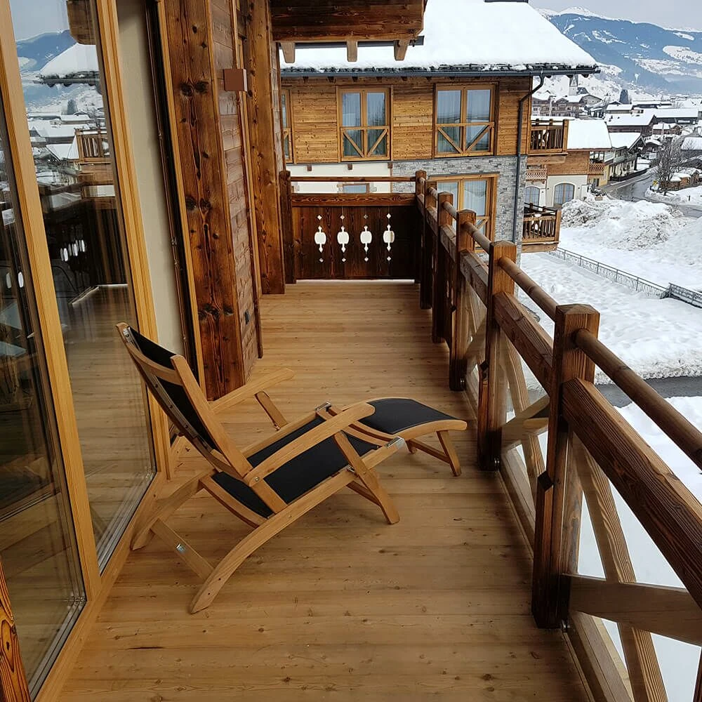 Verstellbare Sonnenliege Aus Teakholz & Textilene - Harriett Deckchair 6 Verstellbare Sonnenliege Aus Teakholz & Textilene - Harriett Deckchair – Bild 4