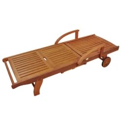 Verstellbare Sonnenliege Mit Rollen Aus Holz - Wetterfest - Eudesmia Sonnenliege -Gartentis Verkaufe verstellbare sonnenliege mit rollen aus holz wetterfest eudesmia sonnenliege3