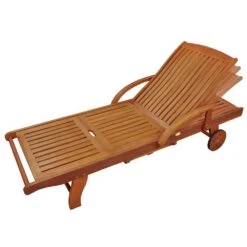 Verstellbare Sonnenliege Mit Rollen Aus Holz - Wetterfest - Eudesmia Sonnenliege -Gartentis Verkaufe verstellbare sonnenliege mit rollen aus holz wetterfest eudesmia sonnenliege4