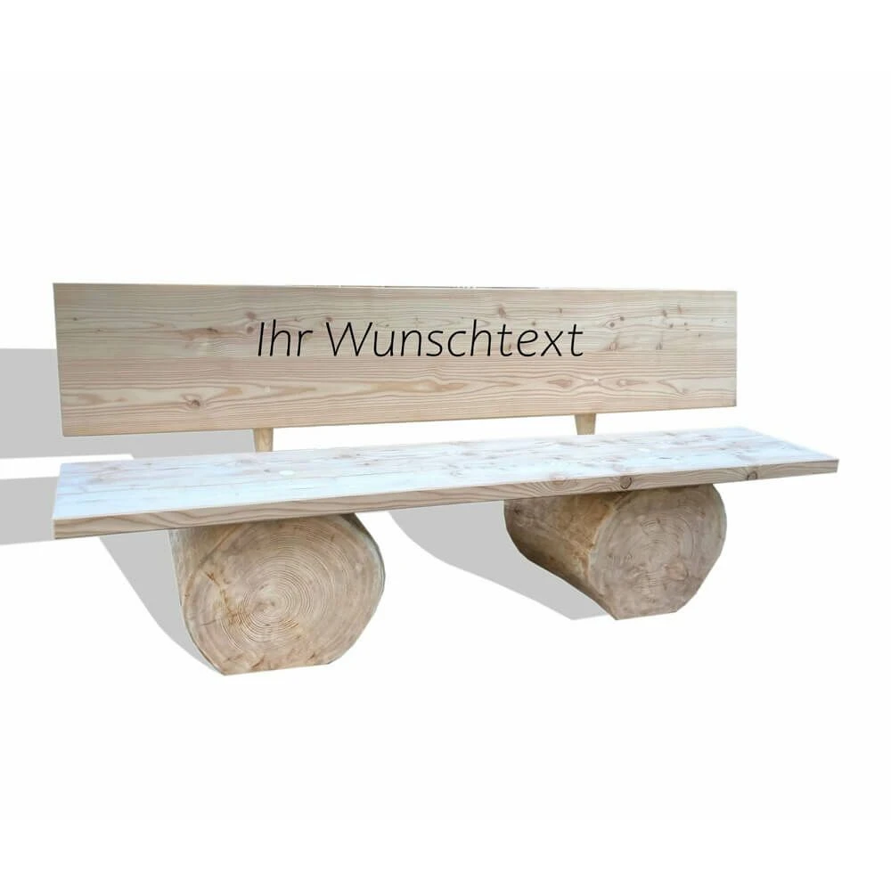 Wetterfeste XXL Gartenbank Aus Holz In Baumstammoptik - Banca Albero 4 Wetterfeste XXL Gartenbank Aus Holz In Baumstammoptik - Banca Albero – Bild 2