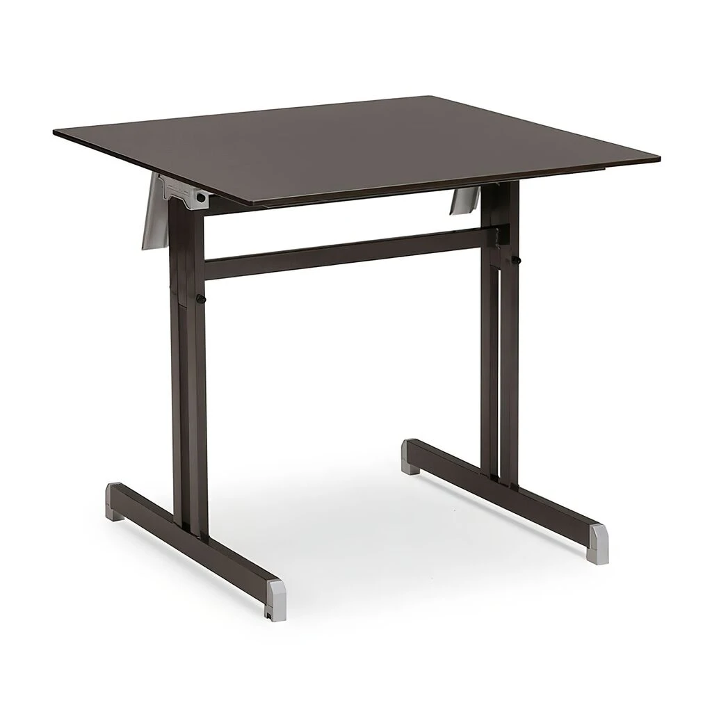 Wetterfester Klapptisch 80cm Mit HPL Und Stahl - Tisch Clures 3 Wetterfester Klapptisch 80cm Mit HPL Und Stahl - Tisch Clures