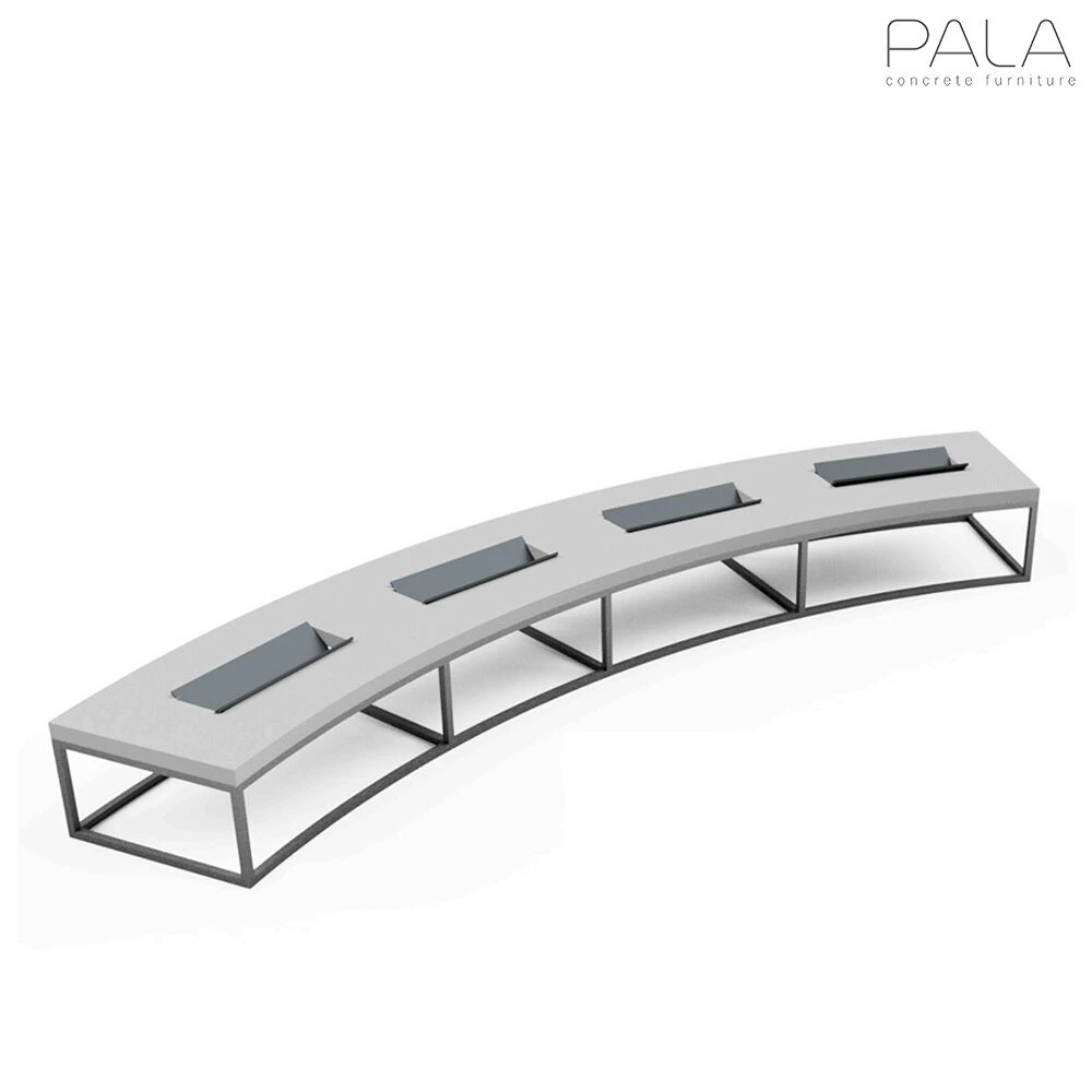 Wetterfester Outdoor Tisch Aus Beton & Metall Mit Barbecue Stellen Für Den Park - Kokkola 3 Wetterfester Outdoor Tisch Aus Beton & Metall Mit Barbecue Stellen Für Den Park - Kokkola