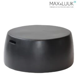 XL Hocker Aus Fiberglas In Schwarz Von Max & Luuk - Nick Hocker