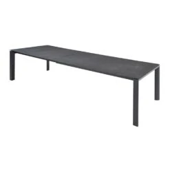 XXL Gartentisch Ausziehbar 160/280cm Aus Glaskeramik Und Aluminium - Zumata -Gartentis Verkaufe xxl gartentisch ausziehbar 160 280cm aus glaskeramik und aluminium zumata4