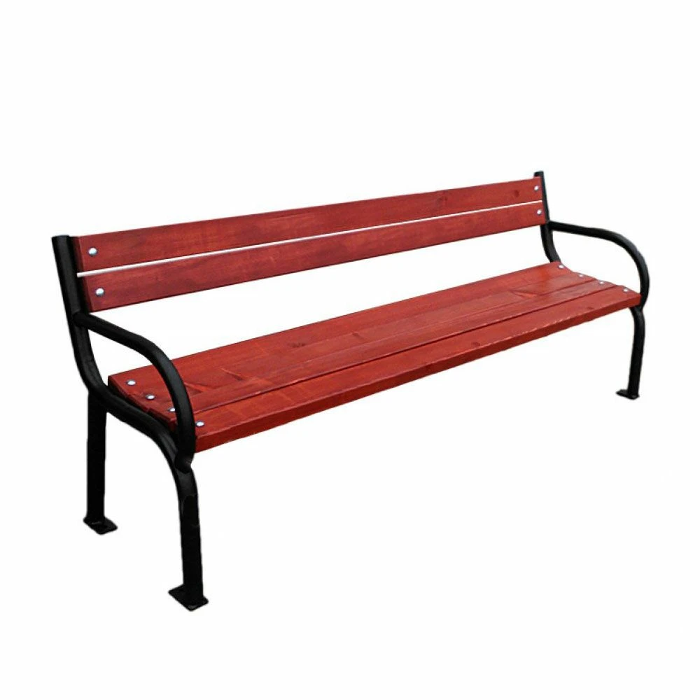 Zeitlose Sitzbank Aus Metall Und Holz Für Garten Und Stadt - Emilie 3 Zeitlose Sitzbank Aus Metall Und Holz Für Garten Und Stadt - Emilie