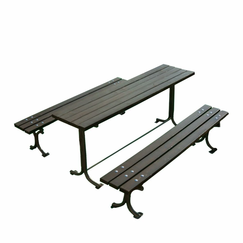 Zeitloses Gartenmöbel-Set Aus Holz Und Metall Für Parks Und Gärten - Alfey 3 Zeitloses Gartenmöbel-Set Aus Holz Und Metall Für Parks Und Gärten - Alfey